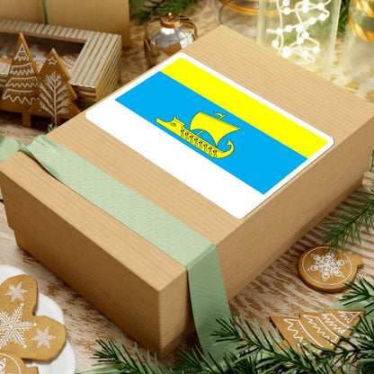 Flag of Berezanka raion (Ukraine) STICKER Vinyl Kiss-Cut Decal - The Sticker Space