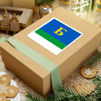 Flag of Berezyna (Ukraine) STICKER Vinyl Kiss-Cut Decal - The Sticker Space