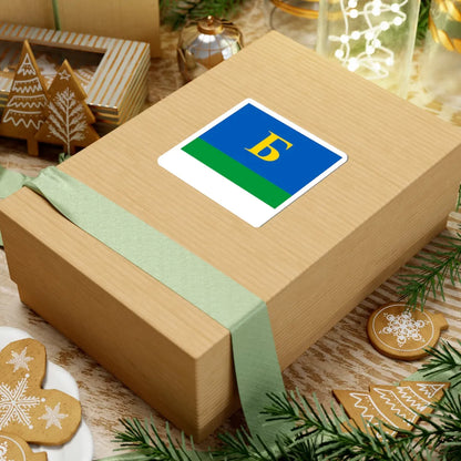 Flag of Berezyna (Ukraine) STICKER Vinyl Kiss-Cut Decal - The Sticker Space