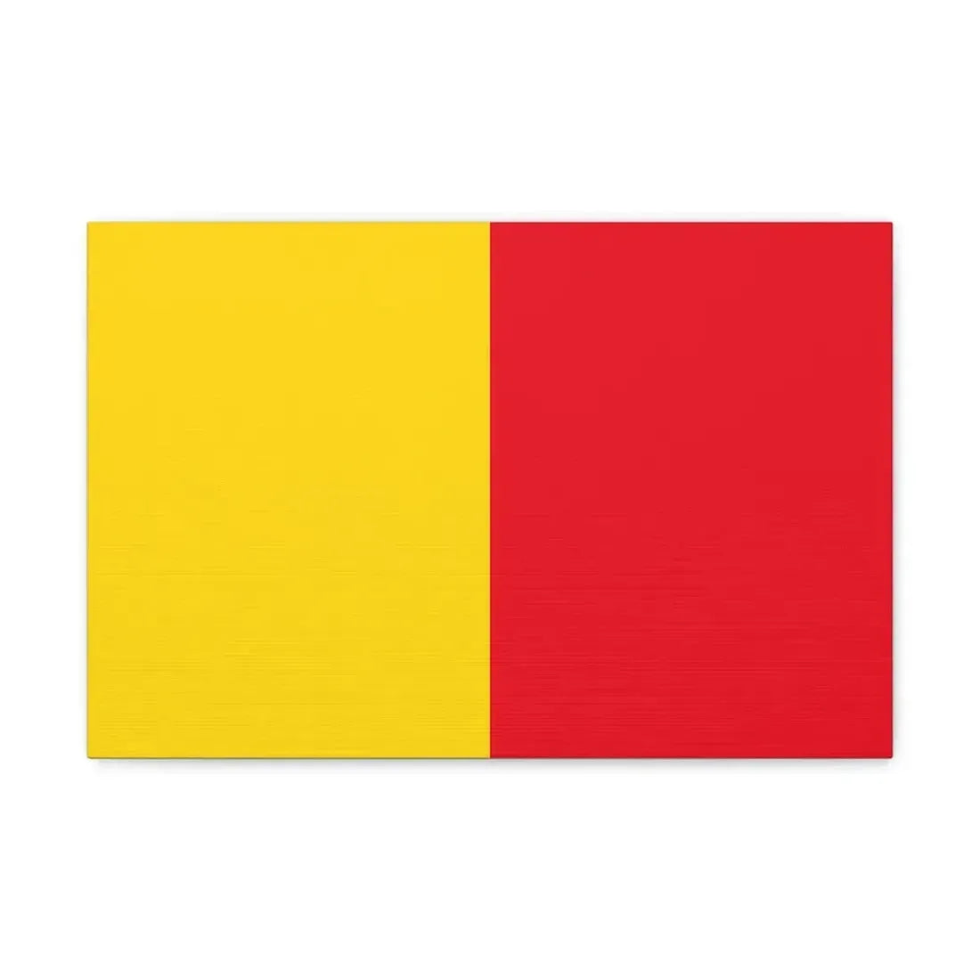 Flag of Bergamo Italy - Canvas Wall Art 18″ x 12″ 1.25" - The Sticker Space