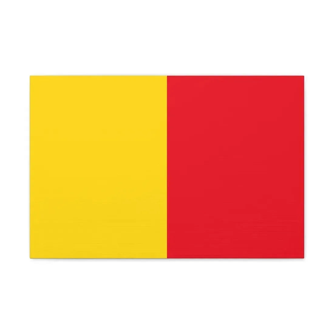 Flag of Bergamo Italy - Canvas Wall Art 24″ x 16″ 1.25" - The Sticker Space