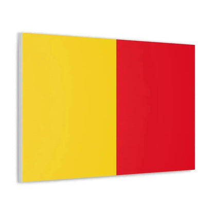 Flag of Bergamo Italy - Canvas Wall Art - The Sticker Space