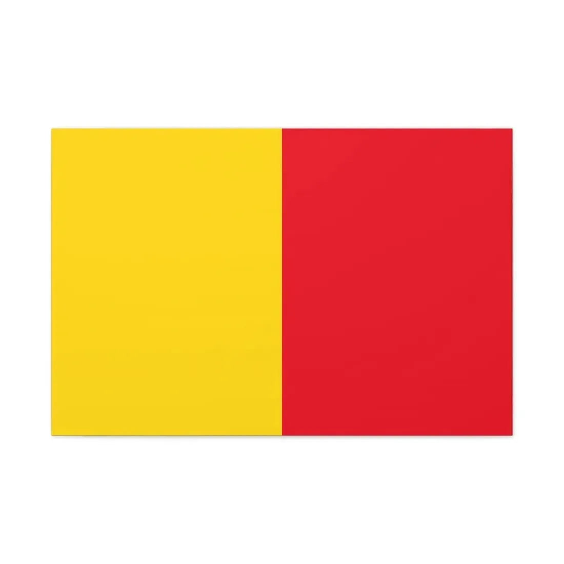 Flag of Bergamo Italy - Canvas Wall Art - The Sticker Space