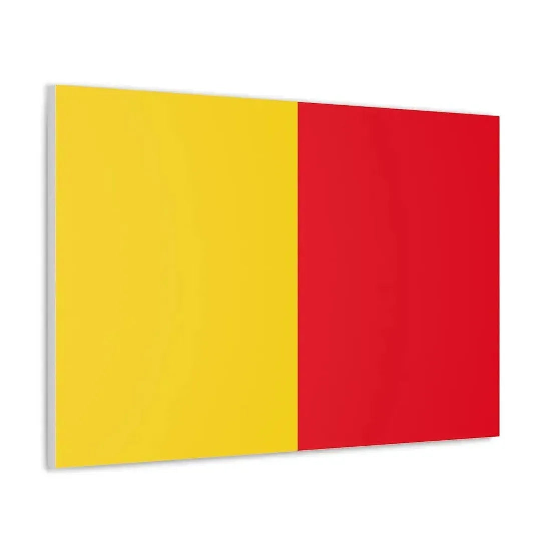 Flag of Bergamo Italy - Canvas Wall Art - The Sticker Space