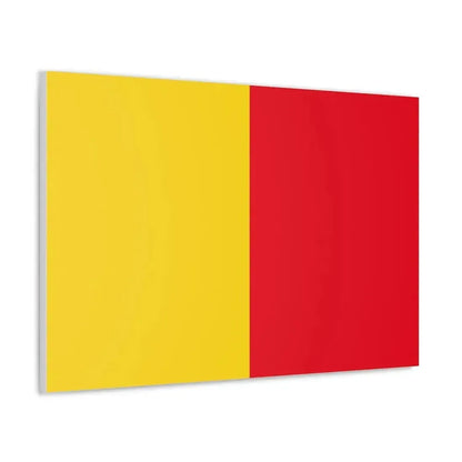 Flag of Bergamo Italy - Canvas Wall Art - The Sticker Space