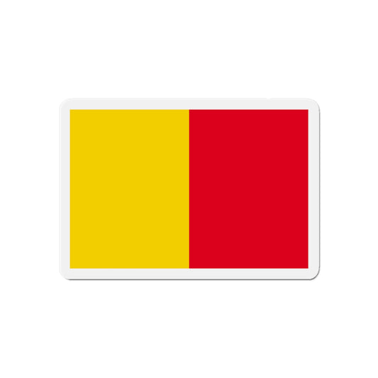 Flag of Bergamo Italy - Die-Cut Magnet-6 × 6"-The Sticker Space