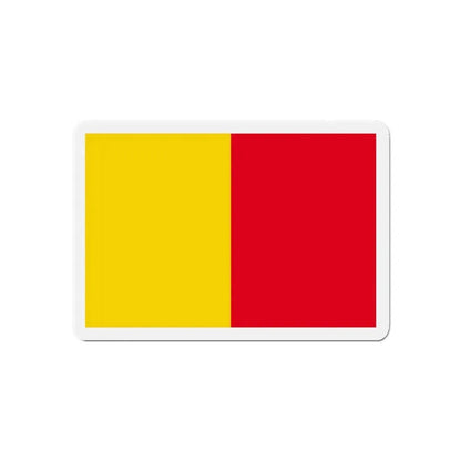 Flag of Bergamo Italy - Refrigerator Magnet 6 Inch - The Sticker Space
