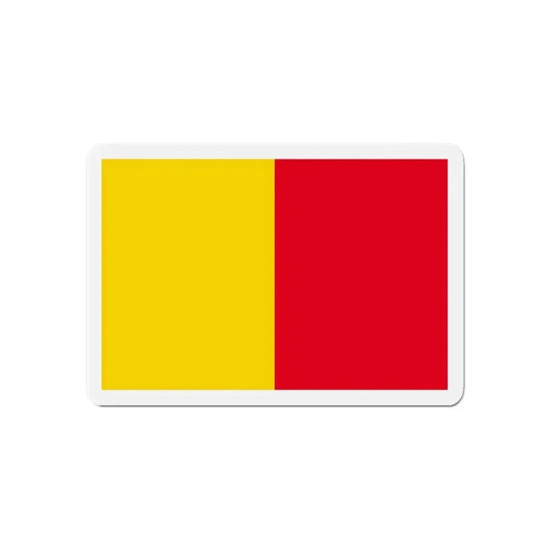 Flag of Bergamo Italy - Refrigerator Magnet - The Sticker Space