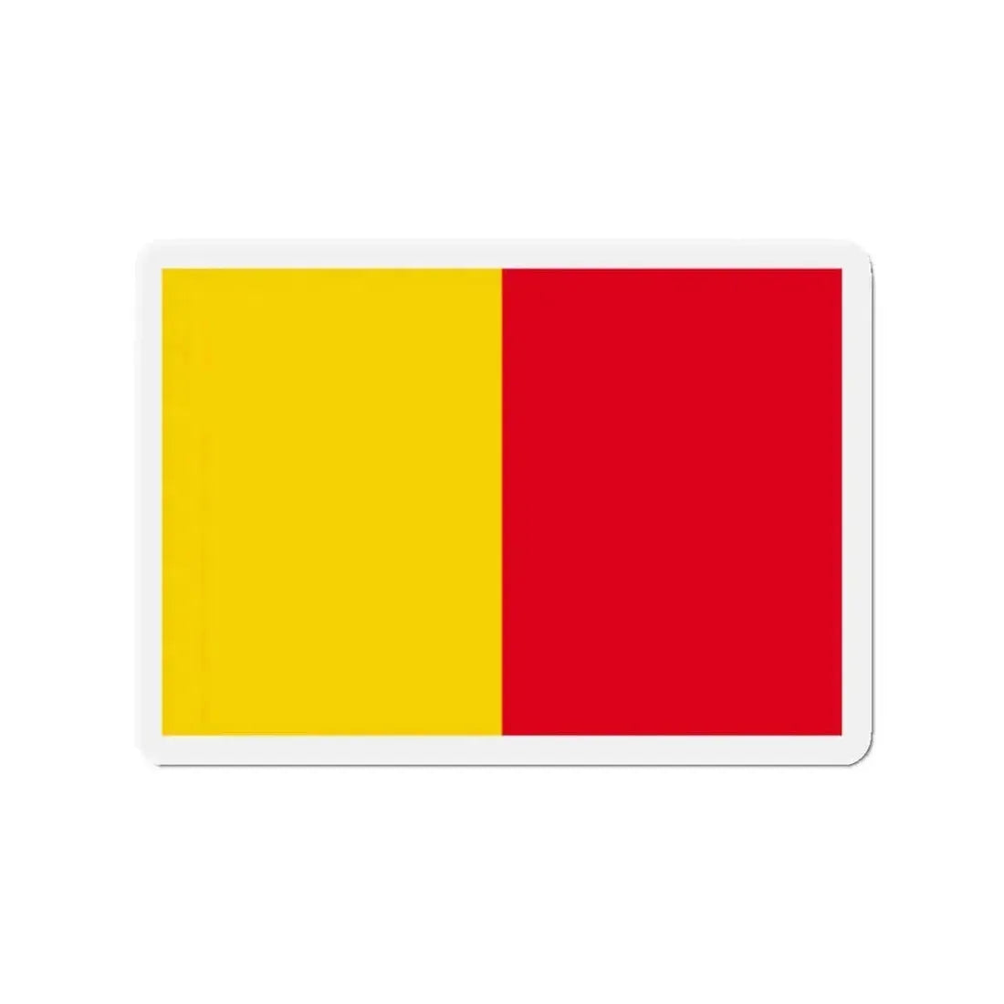 Flag of Bergamo Italy - Refrigerator Magnet - The Sticker Space