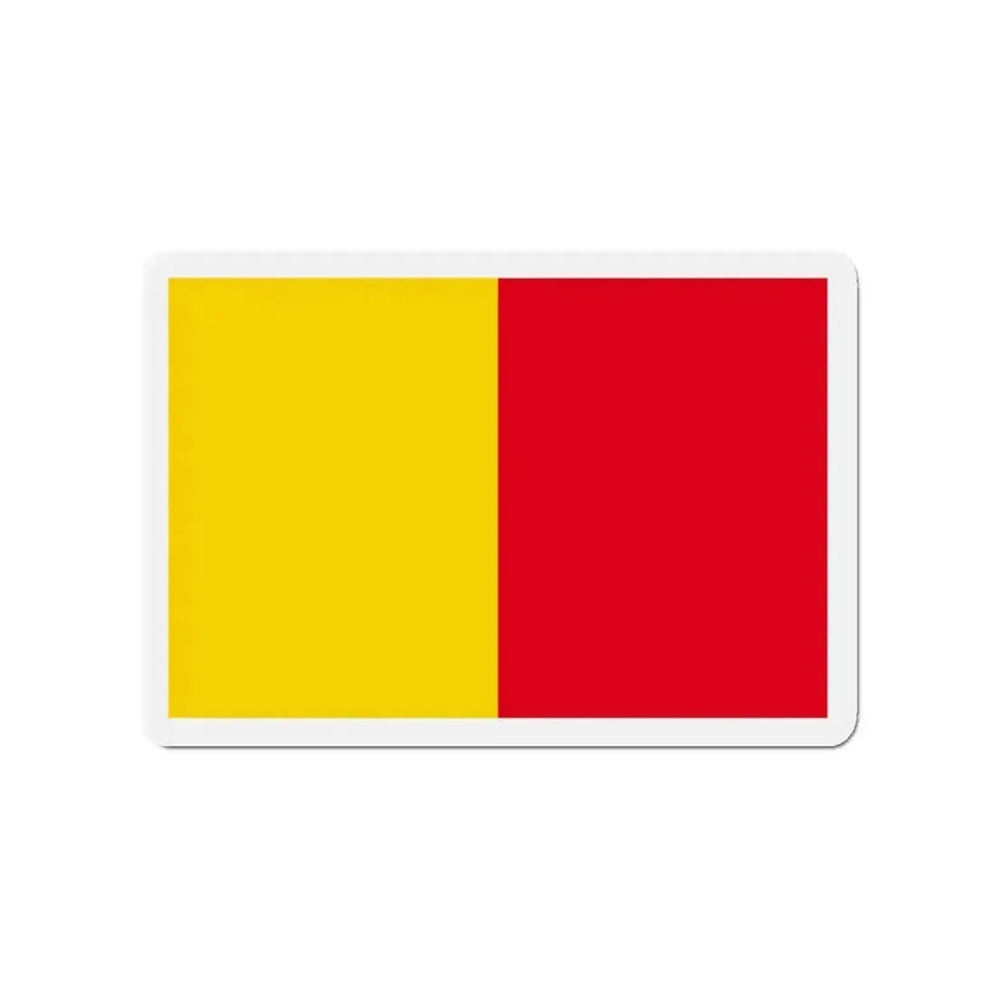 Flag of Bergamo Italy - Refrigerator Magnet - The Sticker Space