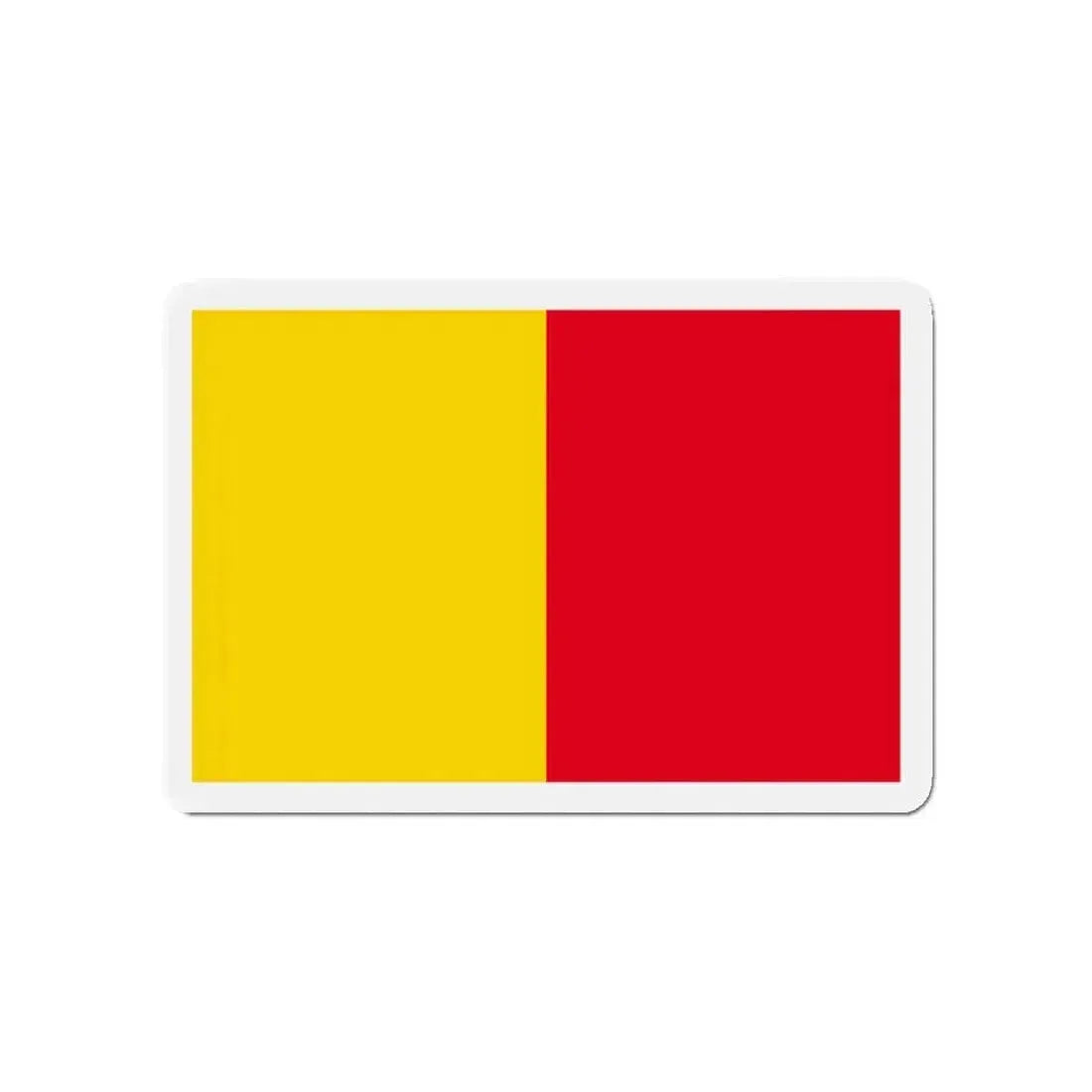 Flag of Bergamo Italy - Refrigerator Magnet - The Sticker Space