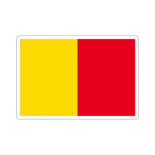 Flag of Bergamo Italy STICKER Vinyl Die-Cut Decal 6 Inch - The Sticker Space