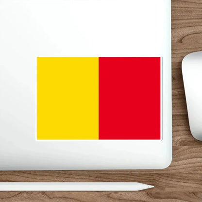 Flag of Bergamo Italy STICKER Vinyl Die-Cut Decal - The Sticker Space