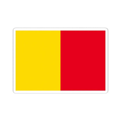 Flag of Bergamo Italy - STICKER Vinyl Kiss-Cut Decal - The Sticker Space