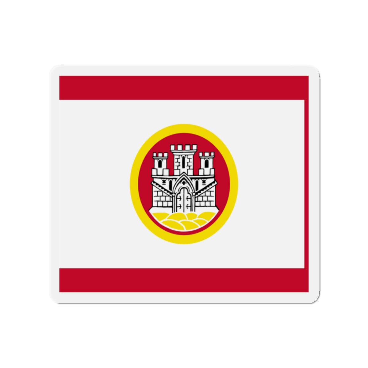 Flag of Bergen Vestland Norway - Die-Cut Magnet-2" x 2"-The Sticker Space