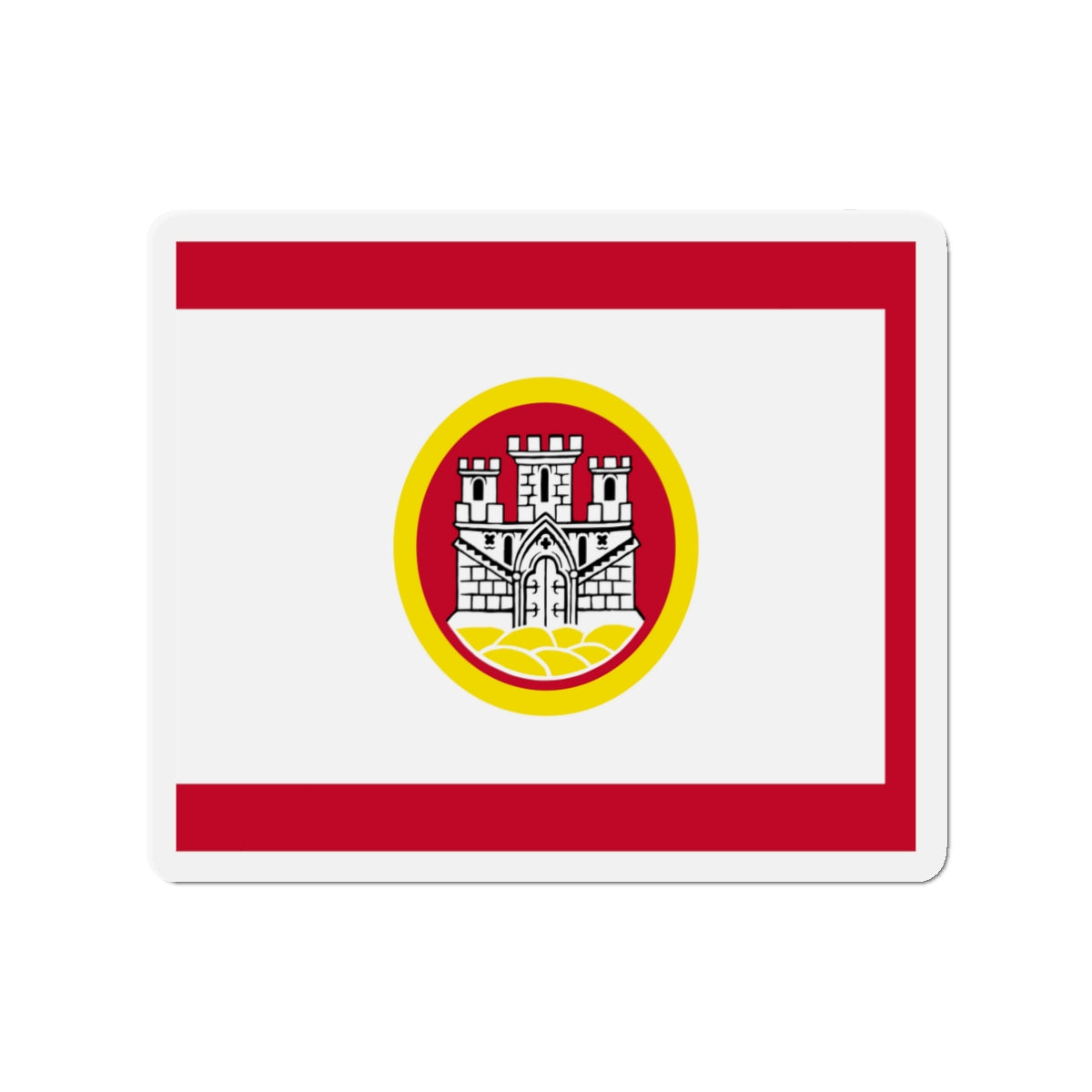 Flag of Bergen Vestland Norway - Die-Cut Magnet-3" x 3"-The Sticker Space