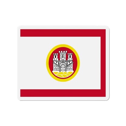 Flag of Bergen Vestland Norway - Refrigerator Magnet 5 Inch - The Sticker Space