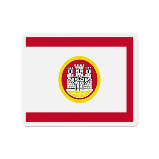 Flag of Bergen Vestland Norway - Refrigerator Magnet 6 Inch - The Sticker Space