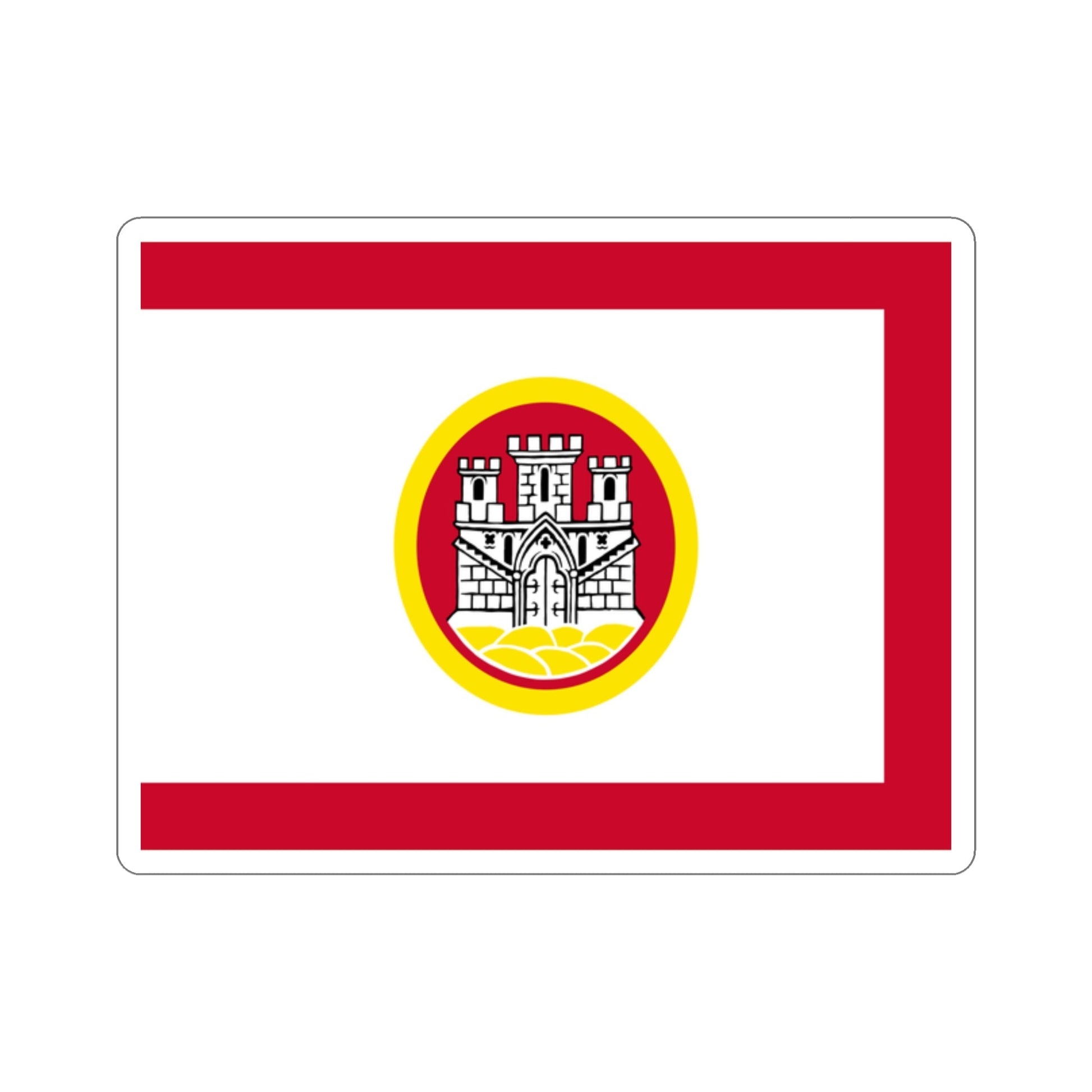 Flag of Bergen Vestland Norway STICKER Vinyl Die-Cut Decal-2 Inch-The Sticker Space