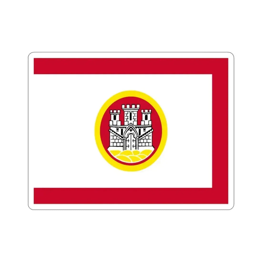 Flag of Bergen Vestland Norway STICKER Vinyl Die-Cut Decal 2 Inch - The Sticker Space