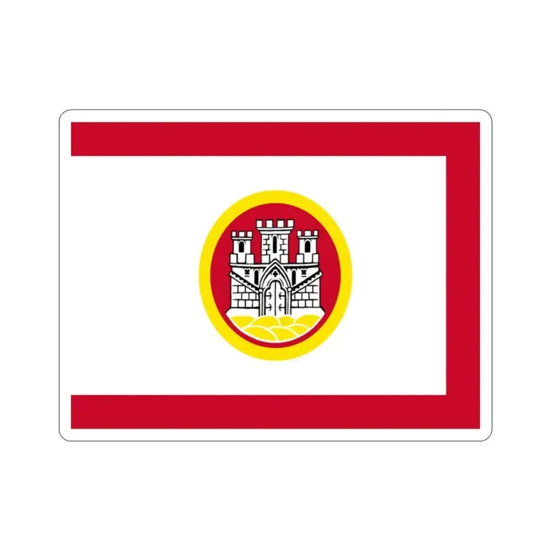 Flag of Bergen Vestland Norway STICKER Vinyl Die-Cut Decal 2 Inch - The Sticker Space