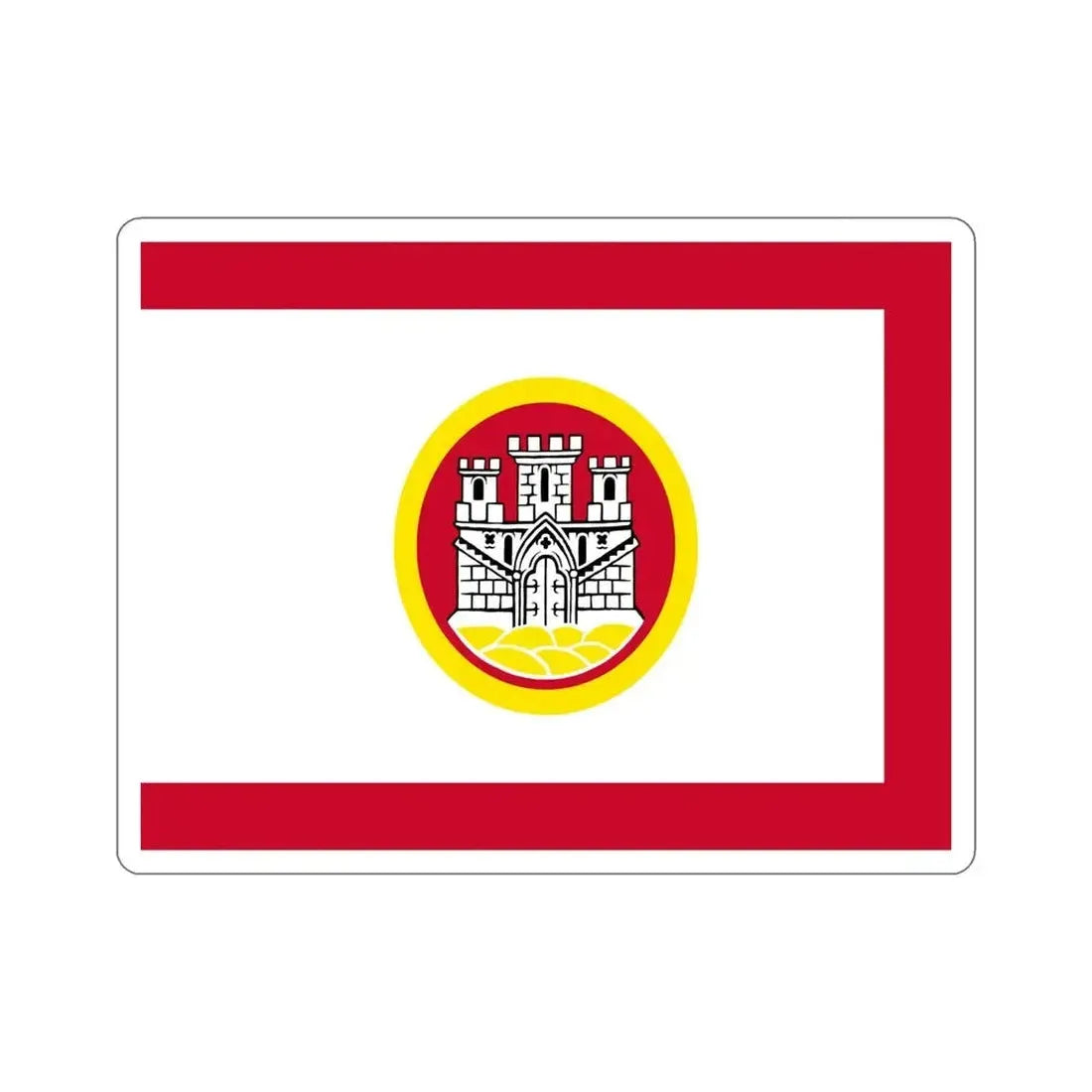 Flag of Bergen Vestland Norway STICKER Vinyl Die-Cut Decal - The Sticker Space