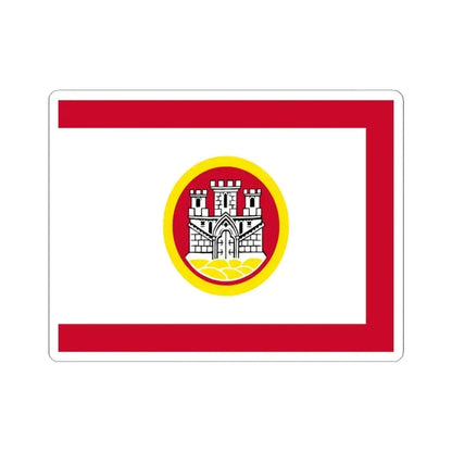 Flag of Bergen Vestland Norway - STICKER Vinyl Kiss-Cut Decal 3 Inch White - The Sticker Space