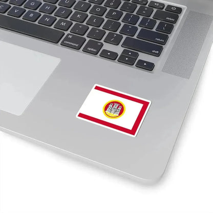Flag of Bergen Vestland Norway - STICKER Vinyl Kiss-Cut Decal - The Sticker Space