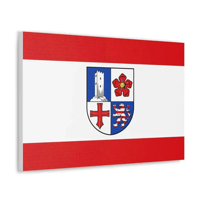Flag of Bergstrasse Germany - Canvas Wall Art - The Sticker Space