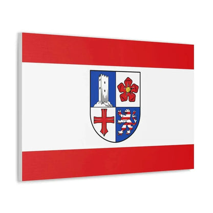 Flag of Bergstrasse Germany - Canvas Wall Art - The Sticker Space