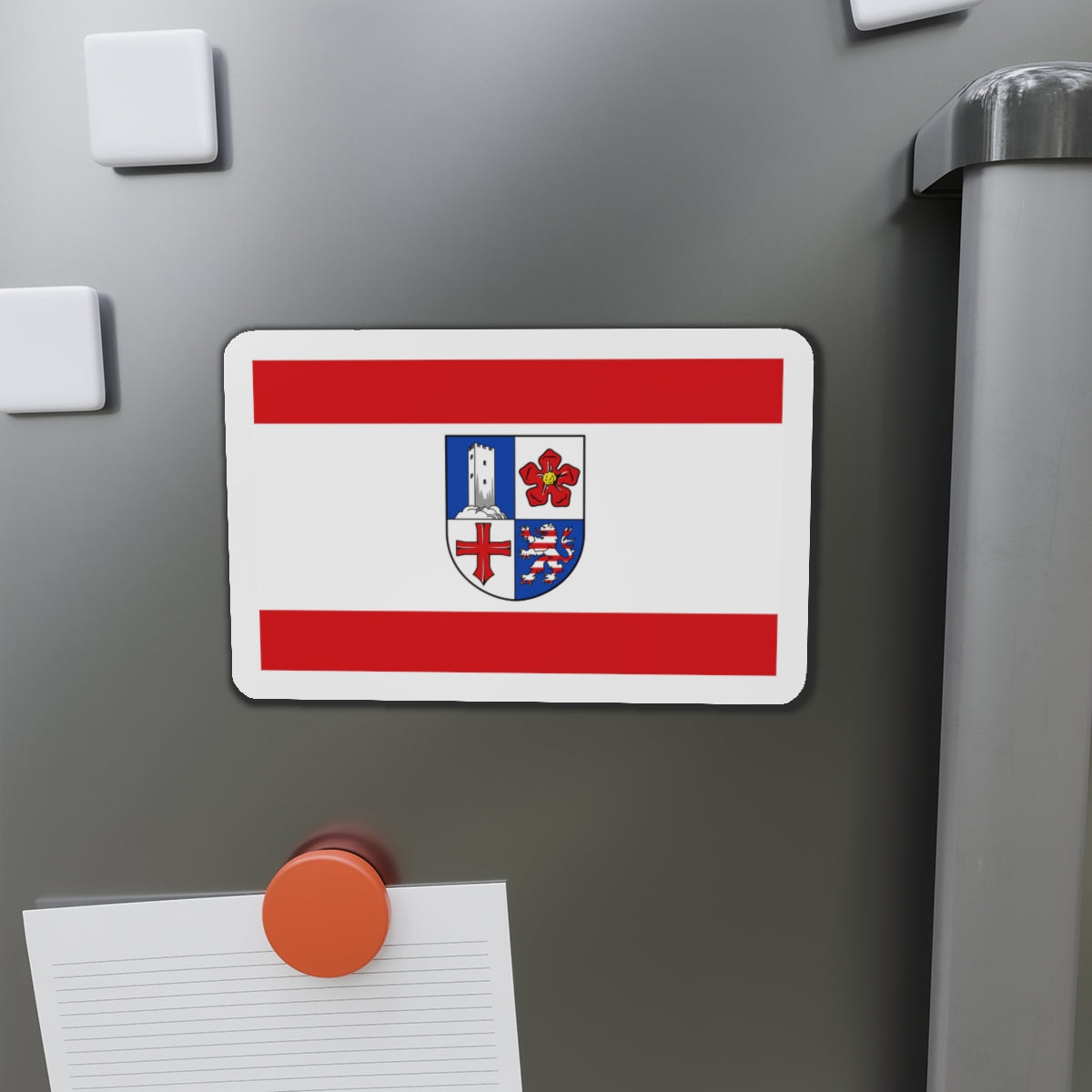 Flag of Bergstrasse Germany - Die-Cut Magnet-The Sticker Space