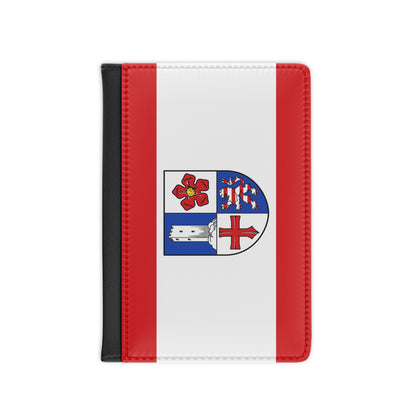 Flag of Bergstrasse Germany - Passport Holder-3.9" x 5.8"-The Sticker Space