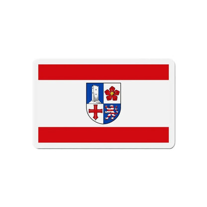 Flag of Bergstrasse Germany - Refrigerator Magnet 6 Inch - The Sticker Space