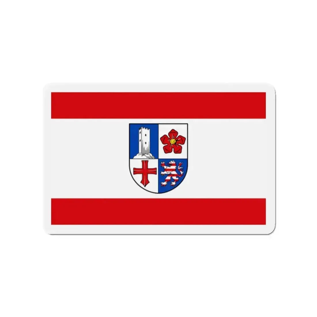 Flag of Bergstrasse Germany - Refrigerator Magnet - The Sticker Space