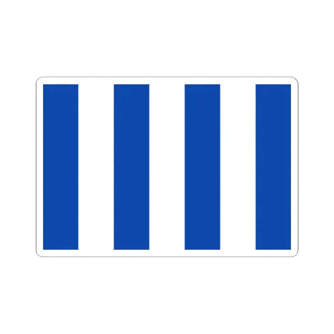 Flag of Berlaar (Belgium) STICKER Vinyl Kiss-Cut Decal 2 Inch White - The Sticker Space