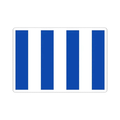 Flag of Berlaar (Belgium) STICKER Vinyl Kiss-Cut Decal 2 Inch White - The Sticker Space