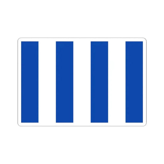 Flag of Berlaar (Belgium) STICKER Vinyl Kiss-Cut Decal 2 Inch White - The Sticker Space