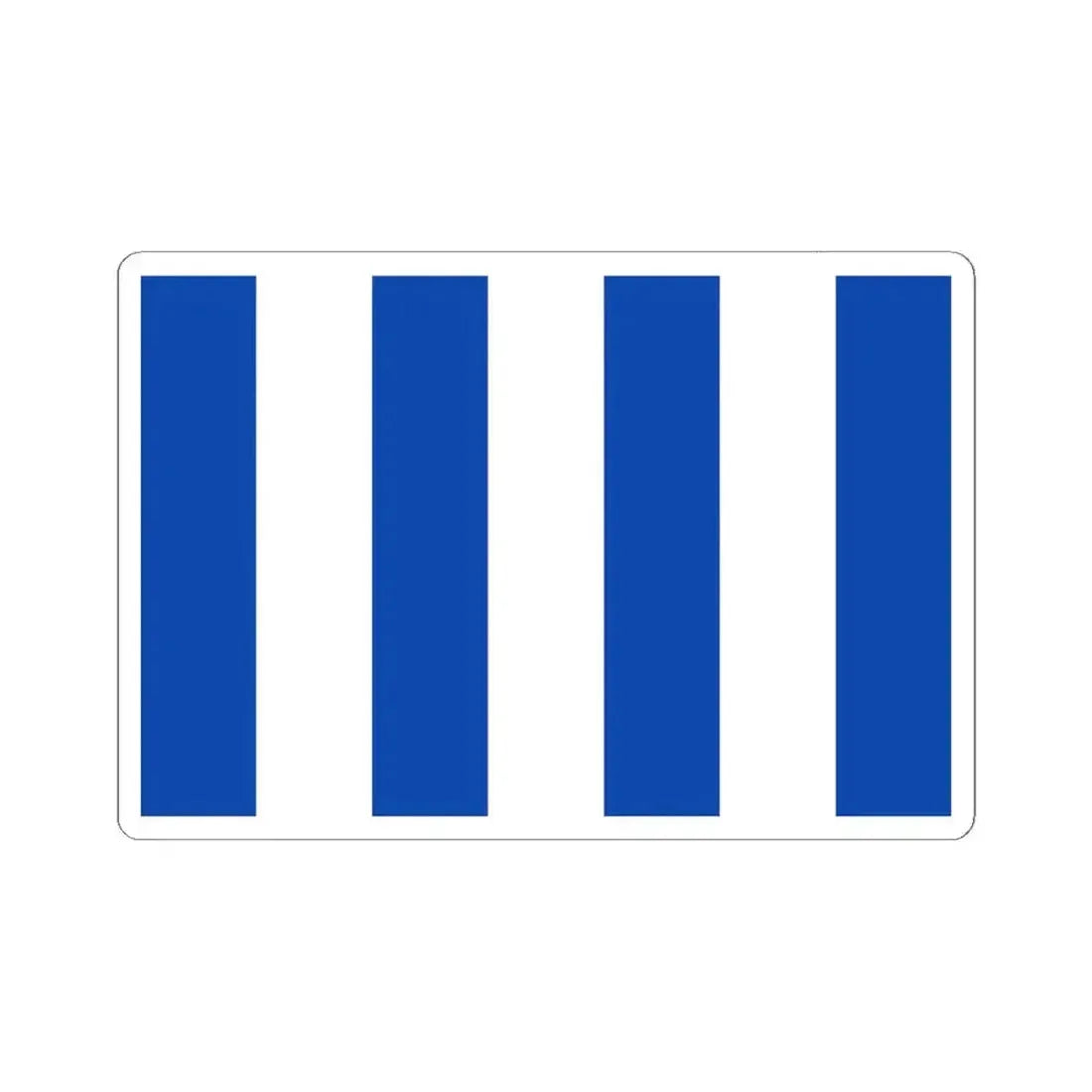 Flag of Berlaar (Belgium) STICKER Vinyl Kiss-Cut Decal 6 Inch White - The Sticker Space