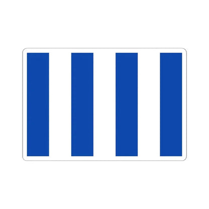 Flag of Berlaar (Belgium) STICKER Vinyl Kiss-Cut Decal 6 Inch White - The Sticker Space