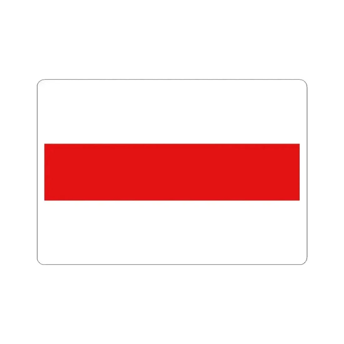 Flag of Berlare (Belgium) STICKER Vinyl Kiss-Cut Decal 3 Inch White - The Sticker Space