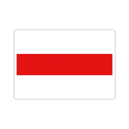 Flag of Berlare (Belgium) STICKER Vinyl Kiss-Cut Decal 3 Inch White - The Sticker Space