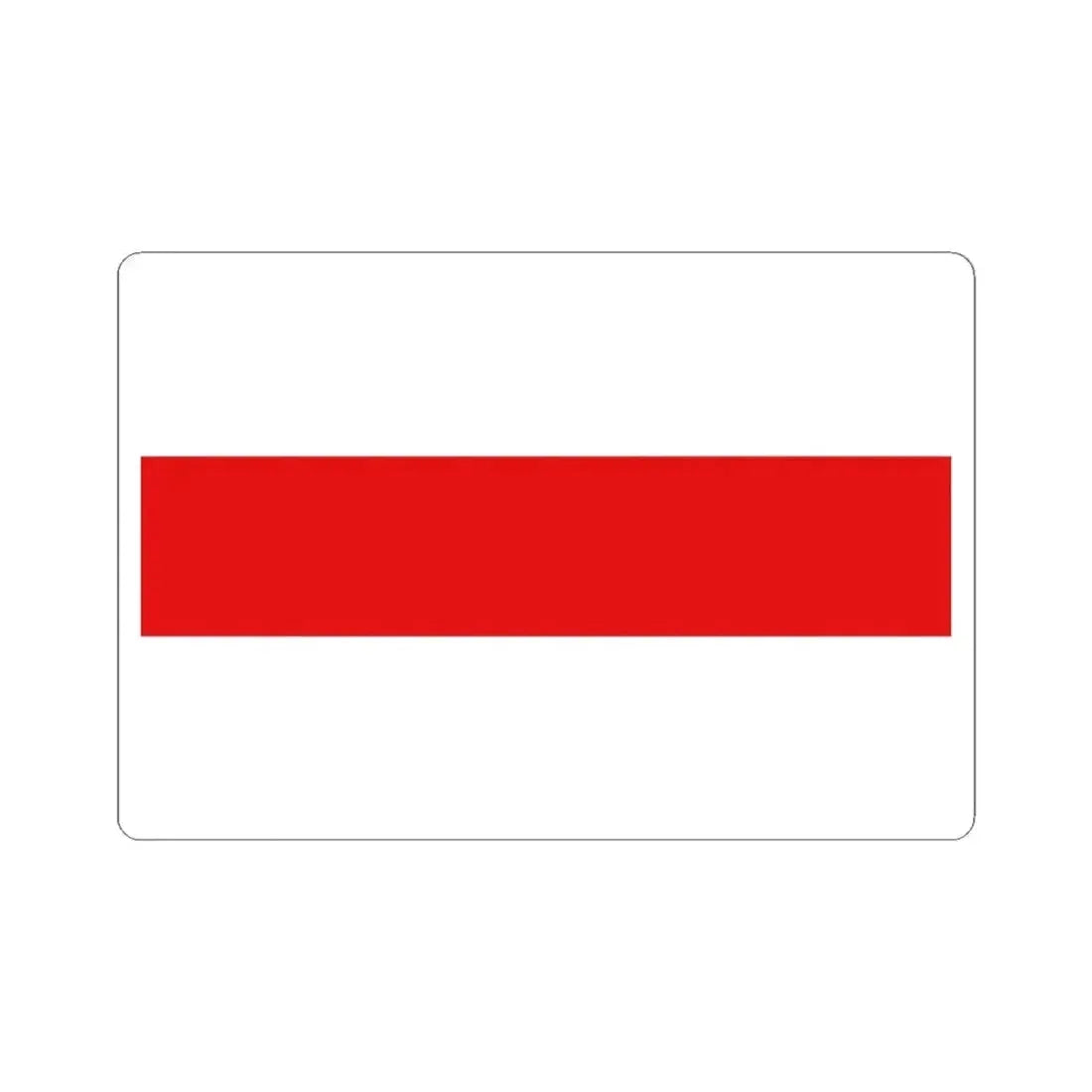 Flag of Berlare (Belgium) STICKER Vinyl Kiss-Cut Decal 4 Inch White - The Sticker Space