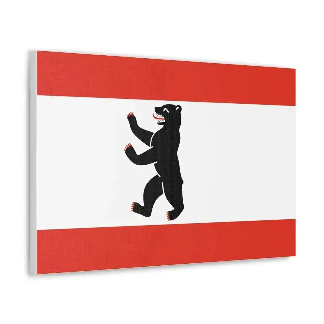 Flag of Berlin Germany - Canvas Wall Art - The Sticker Space