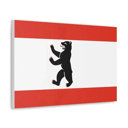 Flag of Berlin Germany - Canvas Wall Art - The Sticker Space