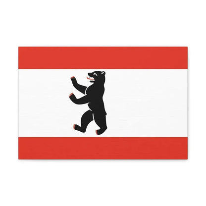 Flag of Berlin Germany - Canvas Wall Art - The Sticker Space