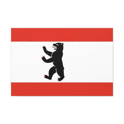 Flag of Berlin Germany - Canvas Wall Art - The Sticker Space