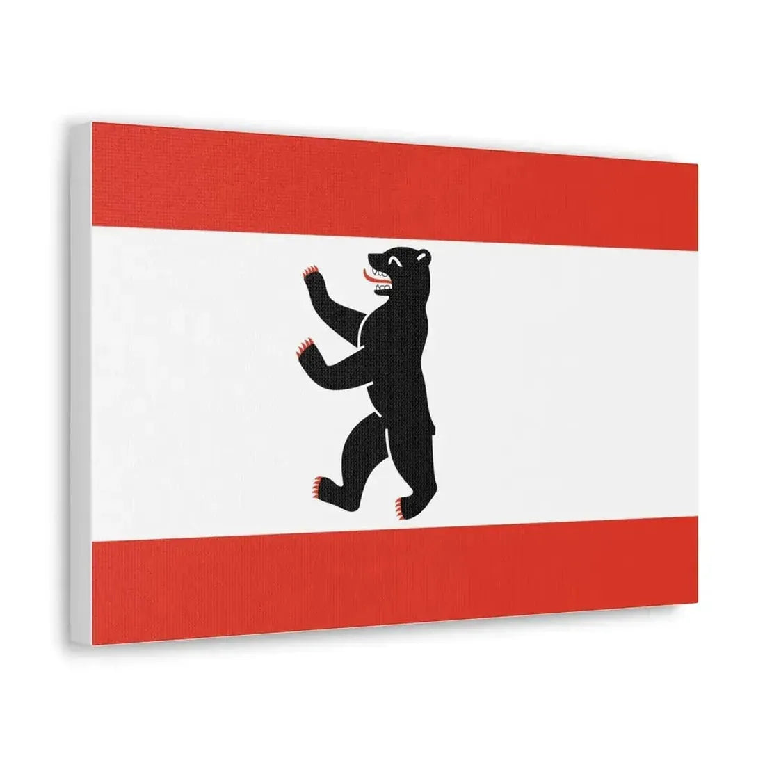 Flag of Berlin Germany - Canvas Wall Art - The Sticker Space