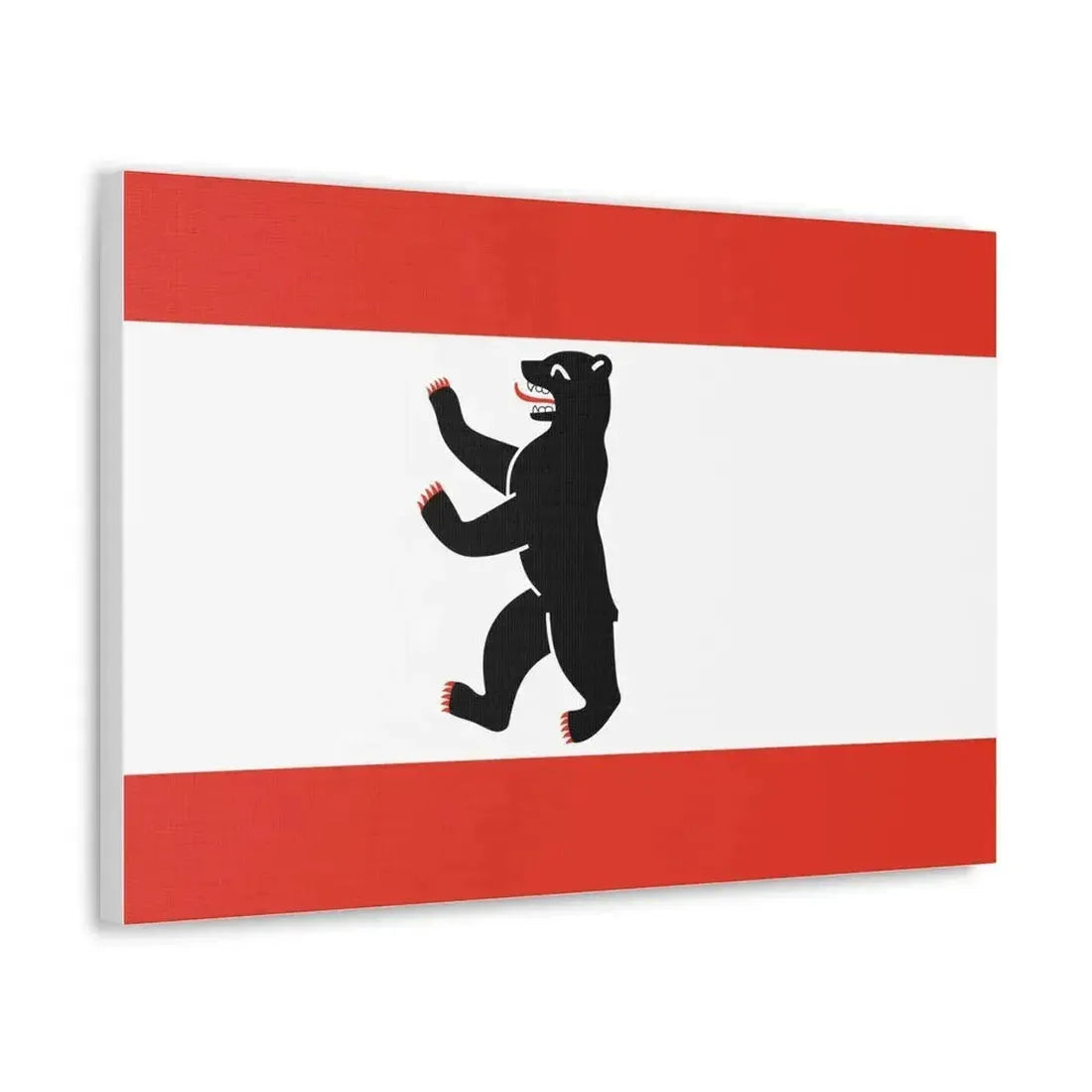 Flag of Berlin Germany - Canvas Wall Art - The Sticker Space