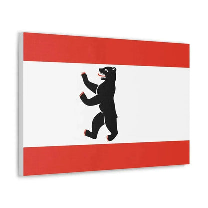 Flag of Berlin Germany - Canvas Wall Art - The Sticker Space