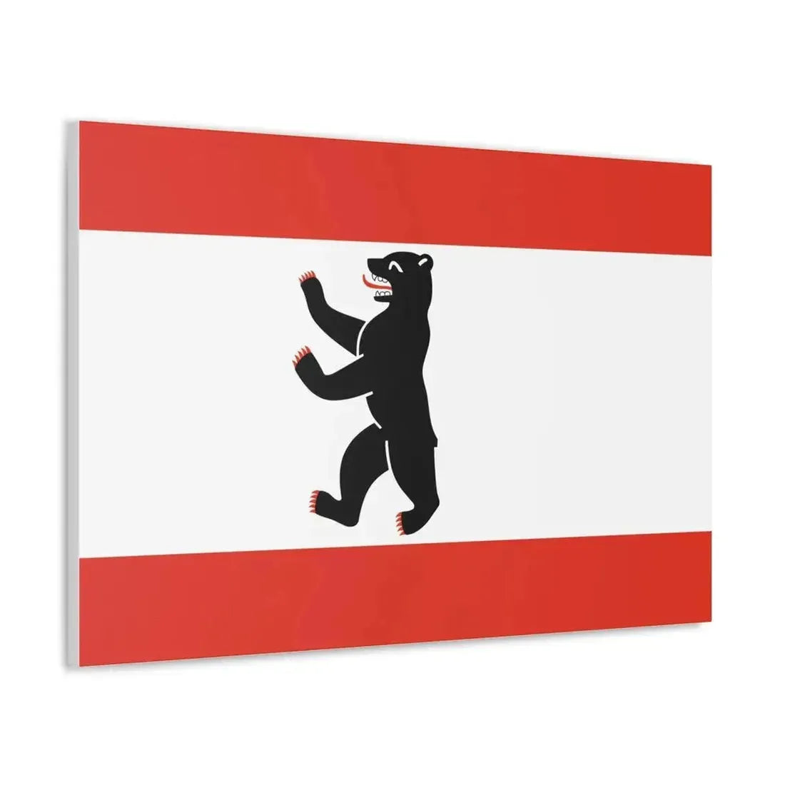 Flag of Berlin Germany - Canvas Wall Art - The Sticker Space